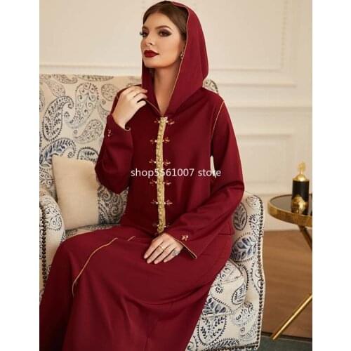 Ramadan Kaftan Moroccan Abaya Dubai Muslim Fashion Abayas for Women Turkish Dresses Islam Clothing Robe Femme De Moda Musulmana