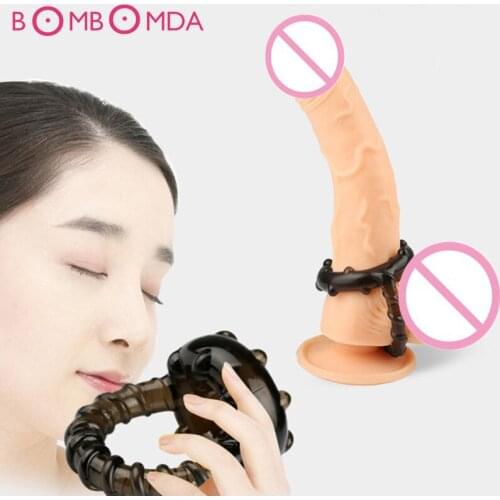 Sex Toys Male Silicone Cock Ring Lock Sperm Penis Rings Delay Premature Ejaculation Penis Sleeve Penis Lock Sex Products For Man