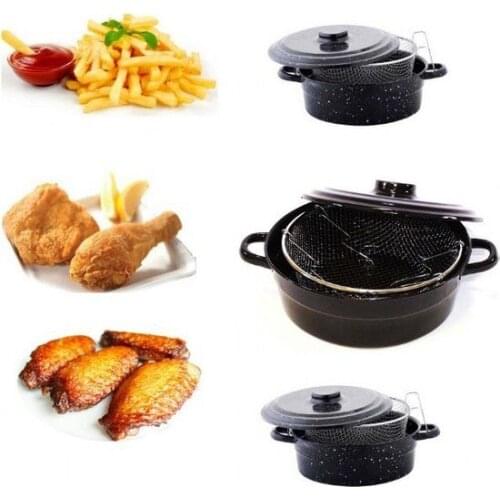 Modern Deep Fryer Stir-Fry pot-Enamel material design product