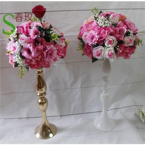 SPR Free shipping!10pcs/lot wedding road lead artificial flowers wedding table flower,table centerpiece flower balls decoration