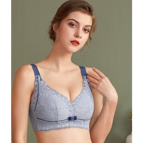 Womens Wire Free Non-Foam Lace Bra Latex ingredients bra 34 36 38 40 42 B C D E