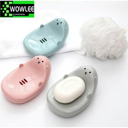 Creative Soap Box Shower Plate Hiking Bathroom Home Case Container Travel Holder Dish New Candy Color Hot Sale Bathroom