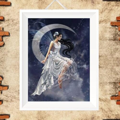 2017 5d diamond mosaic Diy Diamond painting cross stitch fashion crystal girl Portrait painting rhinestone embroidery