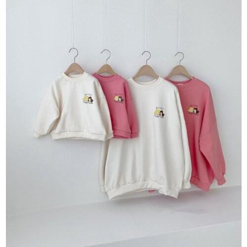 MILANCEL 2021 Autumn Family Outfit Baby Hoodies Mother And Daugther Clothes Famliy Matching Clothing