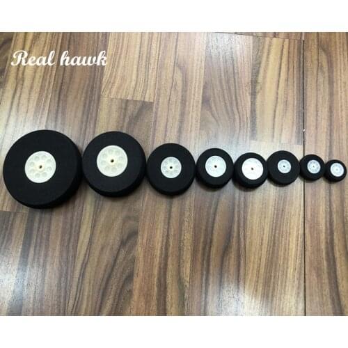4pcs/lot High quality Airplane Wheels diamete30/35/40/45/50/55/60/65/70/75/80/90mm Airplane sponge wheels sponge tire Wholesale