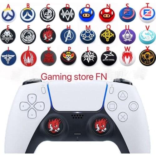48pcs=24pairs for ps4 ps5 xboxone for series X switch pro game pad controller analog button wheel silicon rubber cap