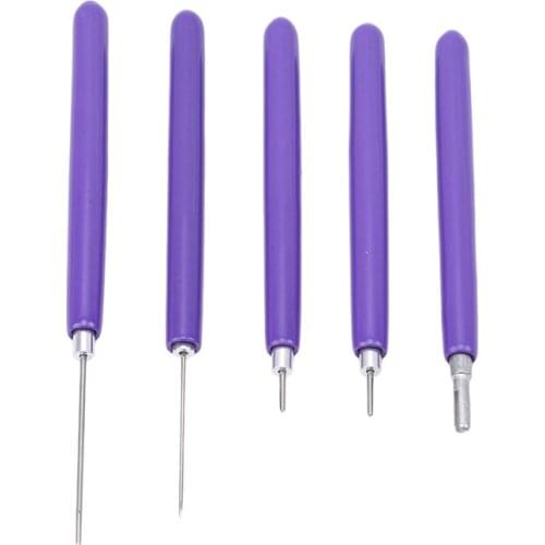 5 Pcs Purple Craft Paper Gadget Diffraction Paper Tool Paper Pen DIY Handmade Tools Cute Paper Specialty Supplies Reel Set