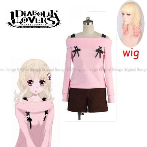 Anime Diabolik Lovers Komori Yui Custom Cosplay Costumes Women Adult Halloween Party Costumes