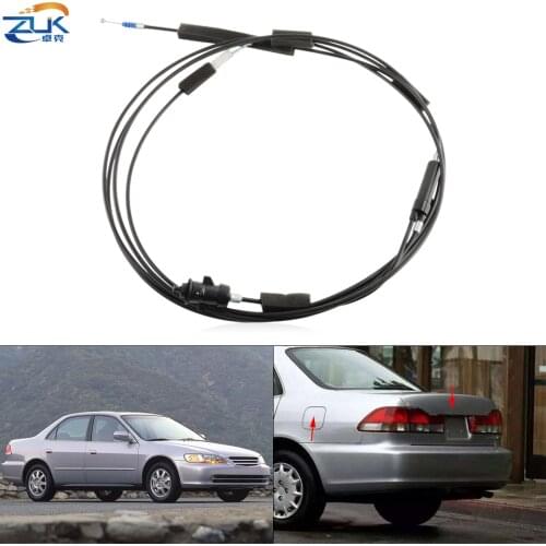 ZUK Car Trunk and Fuel Lid Opener Cable Wire For HONDA ACCORD 1998 1999 2000 2001 2002 CF9 CG1 CG5 LHD Model OEM:74880-S84-A01