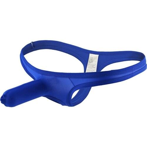 Male Underwear Sexy Underwear Mens Solid Thong Exotic Briefs Mens Jockstrap Mens G-Strings & Thongs Sexy Male T-back