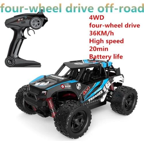 RC Car 1:18 Four-wheel drive high-speed big-legged high speed 2.4G children electric remote control toy