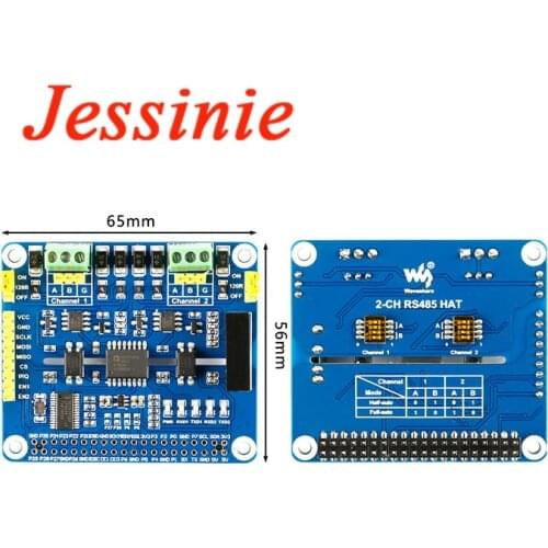 Raspberry Pi 2-Channel Isolated RS485 Expansion Module Development Board SC16IS752 SP3485 4B/3B+ Zero for Arduino