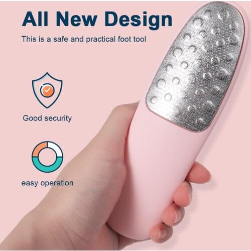 1PCS Pink Foot Rasp File Hard Dead Skin Callus Remover Professional Pedicure Feet File Double Side Grinding Feet Skin Care Tools
