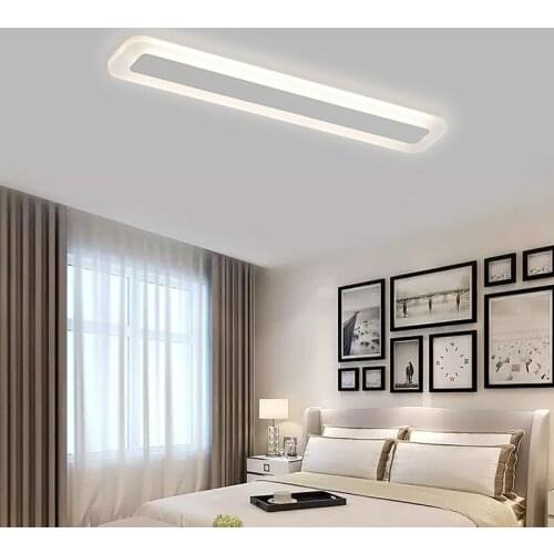 Strip LED ceiling light Ultra-thin acrylic study bedroom dining hall aisle corridor entrance ceiling lamp entrance hall lamp