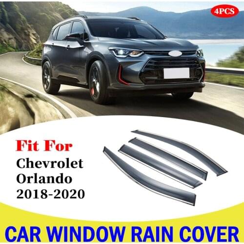 Car Body Styling Cover Window Glass Wind Visor Rain Sun Guard Vent For Chevrolet Orlando 2018-2020 Car Covers Accessories