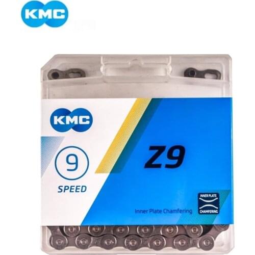 KMC Z99 Z9 for 9 Speed 116L Mountain Road Bike Bicycle Chain 27 Speed Folding Bicycle BMX Chains with Magic Chain Z9 MTB Bicycle