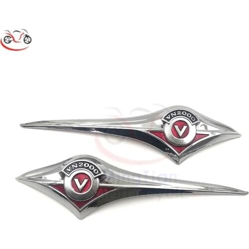 VN 2000 Left /Right 3D Gas Fuel Tank Emblem Badge Decals Stickers For Kawasaki Vulcan VN Classic VN2000 Pretty Cool Sticker