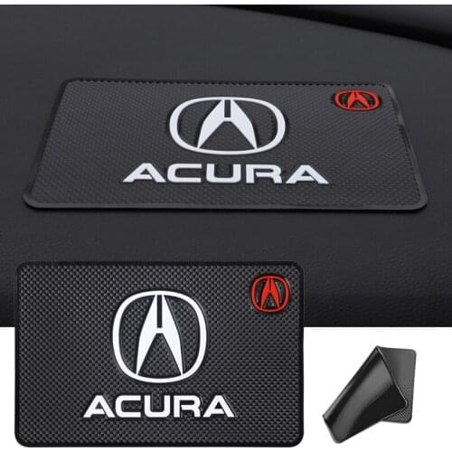 1Pcs Car Anti-Slip Mat Dashboard Phone PVC Silicone Pad For Acura VTEC Engines RDX MDX ILX TLX CDX NSX Integra ZDX RLX TSX RSX