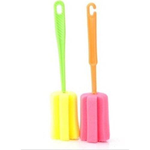 1pc Durable cup brush cleaning sponge cleaning bottle Scrubber Kitchen Tool tea glass chinaware porcelain coffee stains