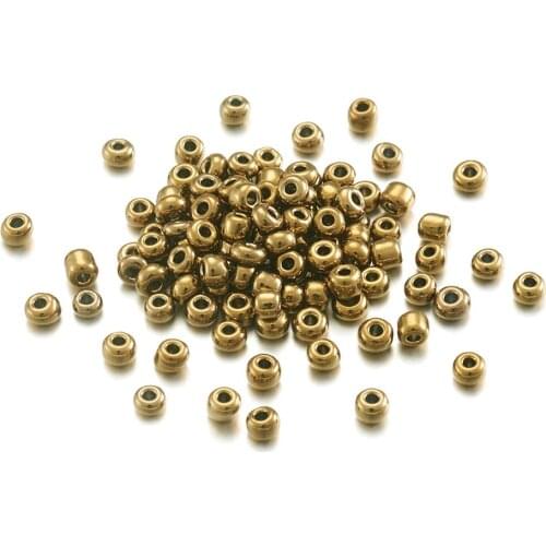 3304pcs/50g 12/0 Round Glass Seed Beads Loose Bead Seedbeads Spacer For DIY Bracelet Necklace Jewelry Making Accessories 2mm