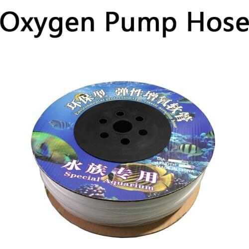 Aquarium 1m/3m/5m/10m Oxygen Pump Hose Air Bubble Stone Aquarium Fish Tank Pond Pump Tube 4*6mm 1 Pcs