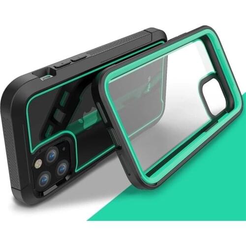 Shock Absorption Silicone Bumper Cover Hybrid Armor Shock Drop Proof Clear Case For iPhone 11 12 Pro Max XS X XR 7 8 6 6s Plus