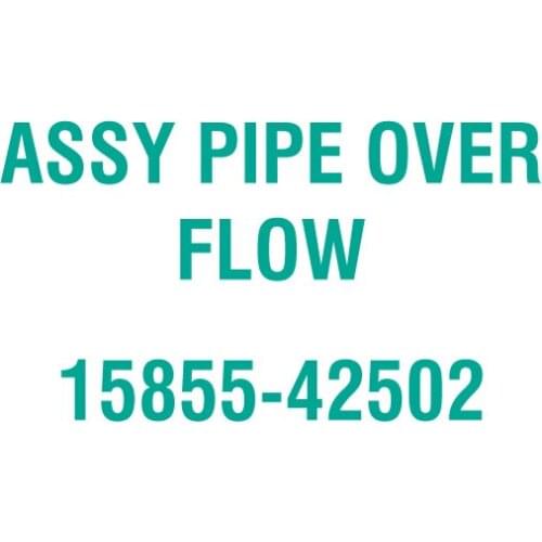 For Kubota 15855-42502 ASSY PIPE OVER FLOW