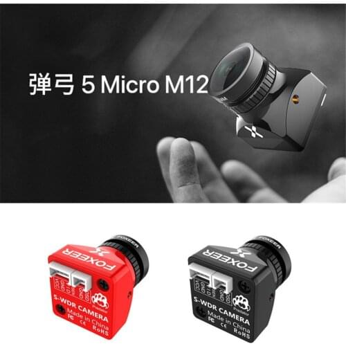 Foxeer Predator V5 Micro Full Case M12 1000TVL FPV Camera Cam OSD 16:9 4:3 PAL NTSC Switchable 1.7mm Lens 4ms WDR Racing Drone