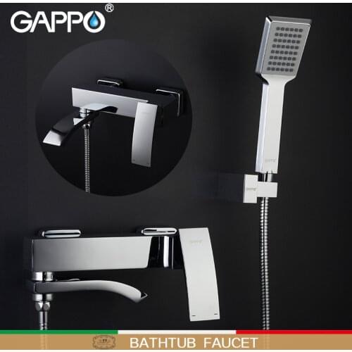 GAPPO shower faucet bathroom Brass Faucets mixer waterfall bathtub Tap bathtub wall mounted shower mixer faucets