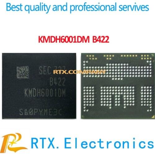 KMDH6001DM B422 For XIAOMI Mobile/OPPO R11 EMMC Flash Memory Nand IC EMCP BGA 254Ball 64GB Chip Mobile Phone Motherboard Repair