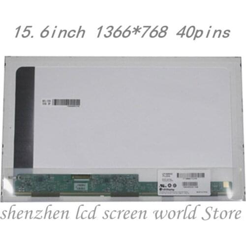 15.6 '' LCD display matrix for ASUS K53E K53TA K53U K53T K53BR K53BY K53SD K50I Laptop Replacement LED screen 1366 * 768 40 pin