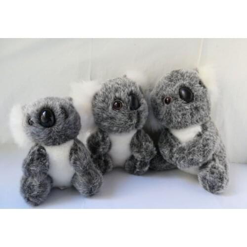 Cute gray koala plush toy cartoon koala soft doll kids toy birthday gift b2727