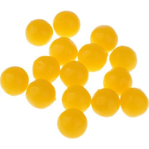 New 12/20pcs Floating Fishing Lures Fake Soft Corn Flavor Carp Bream Bait Silicone Tackles Yellow