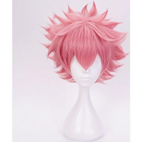 Anime My Hero Academia Baku No Hero Bakugou Katsuki Bakugo Short Linen Blonde Heat Resistant Cosplay Costume Wig