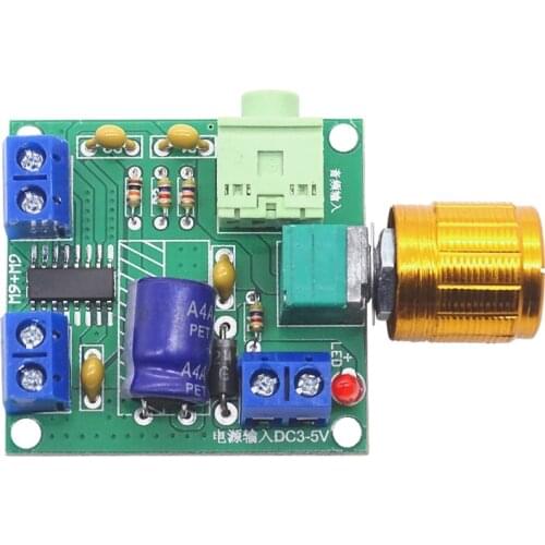 6W + 6W PAM8406 Audio Stereo Amp Amplifier Board Digital Class D amp2 amp 2 Canal DC 3V 5V Lithium Battery Power Supply Module