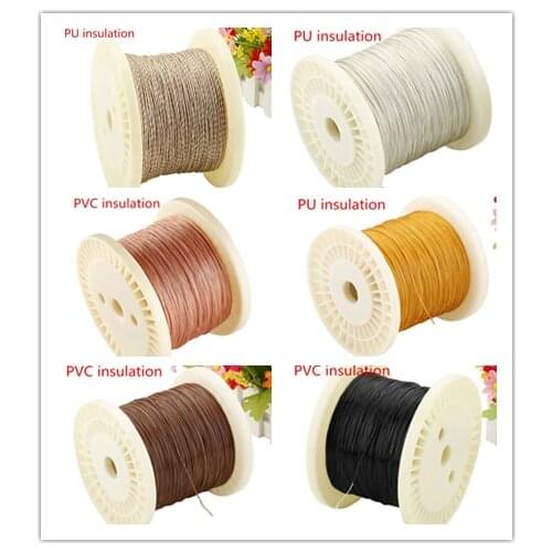 Diy earphone wire core OD:1.0MM copper/silver plated/gold plated wire 10m-100m