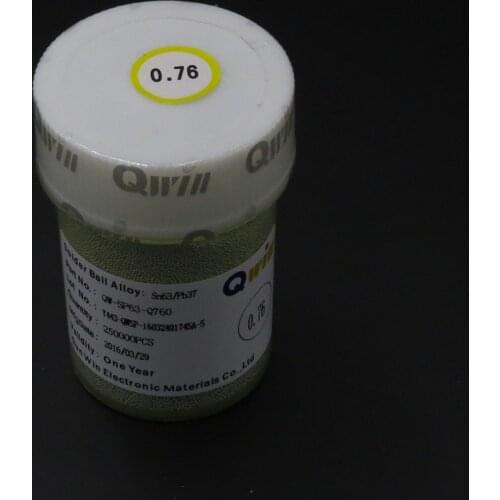 Qwin 250K 0.76mm PCB Chip set Chips BGA Reballing Solder Balls Leaded Free shipping