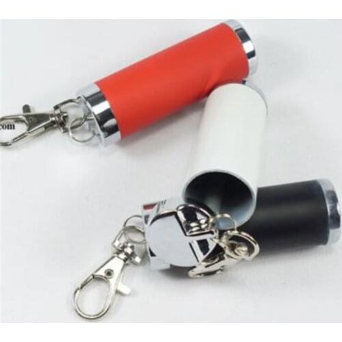 Multicolor Portable Smoke Pocket Ashtray Car Cigarette Mini Ash Organizer With Keychain Outdoor Beach Useful