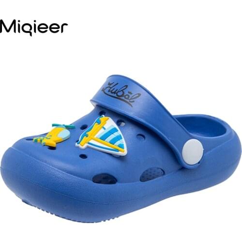 Summer Children Cave Shoes Baby Cartoon Waterproof Indoor Outdoor Slipper Boys Girls Beach Rain Shoes Kids Soft Non-slip Sandals