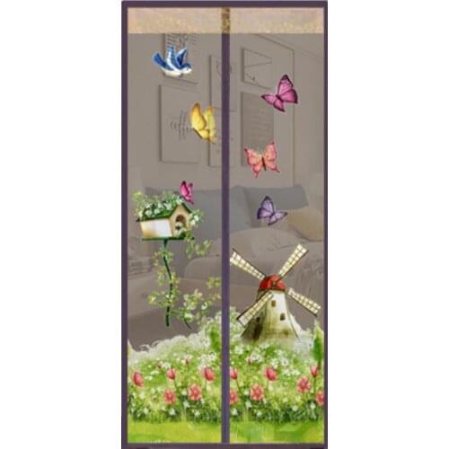 Home simple decoration Screen door Net invisible self-adhesive For any room door Anti-mosquito Airy summer