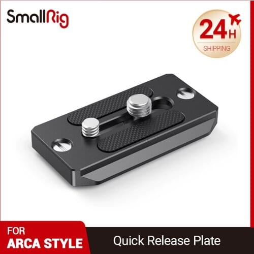 SmallRig Camera Tripod Plate Quick Release Plate (Arca-type Compatible) for Video Shooting 2146