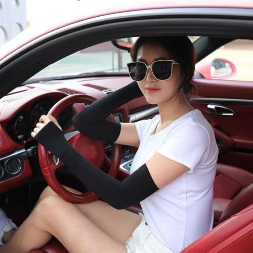 Upgraded Summer Men And Women Running Ice Silk Sunscreen Sleeves Outdoor Riding Arm Sleeves