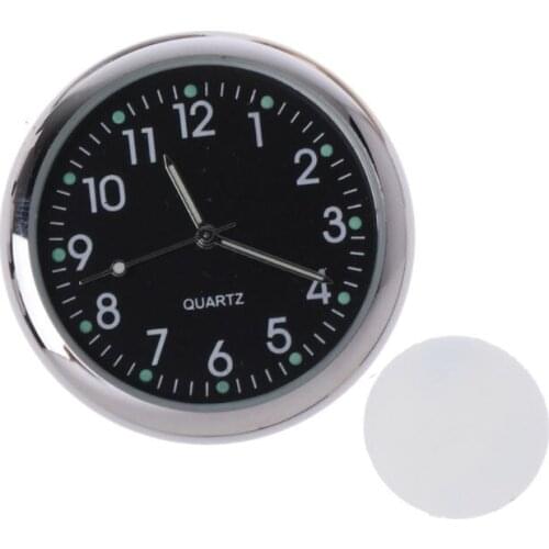 Universal Car Clock Stick-On Electronic Watch Dashboard Noctilucent Decoration For SUV Cars 3XUB