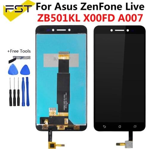 5.0''For Asus ZenFone Live ZB501KL X00FD A007 LCD Display+Touch Screen Digitizer Assembly with Frame Spare Parts+Tools