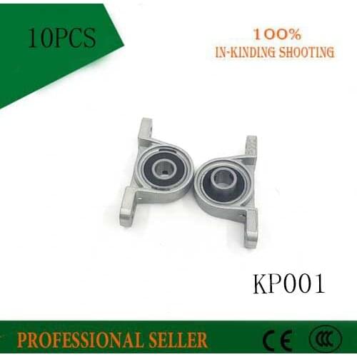 10pcs 12mm caliber Zinc Alloy mounted bearings KP001 UCP001 P001 insert bearing pillow block bearing housing
