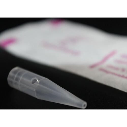100Pcs Steriled 3RL Tips Permanent Makeup Eyebrow Lip Tattoo Needle Caps Nozzle For Sunshine Giant Sun Tattoo Machine Accessorie