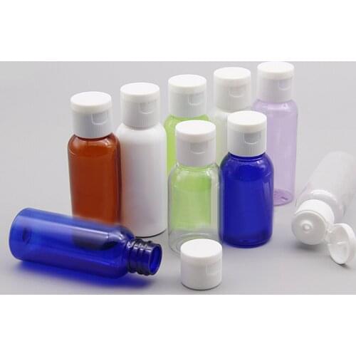 5pcs 30ml Plastic Shampoo Bottles Empty Vail for Travel Container Cosmetics Lotion