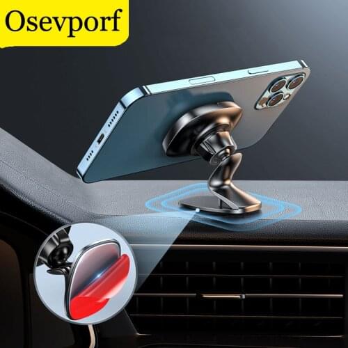 Car Air Vents Mount Magnetic Phone Holder Rotatable Paste Stand Bracket For iPhone 12 11 Pro Samsung S21 Oneplus 8 9 Pro Bracket