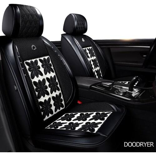 DOODRYER flax car seat covers For Skoda Octavia 2 a7 a5 a3 Fabia Superb 2 3 Rapid Yeti super auto accessories seat cover cars