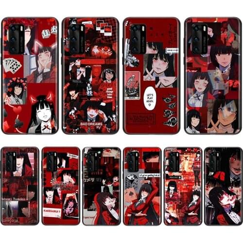 Anime KAKEGURUI For Huawei Nova 5i P Smart 2021 2020 Z S Plus Mate 40 RS 30 20 10 Pro Lite 2019 2018 Phone Case